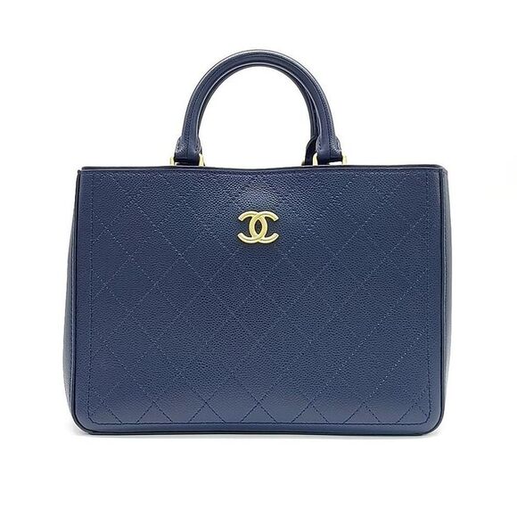 Pre Loved chanel Women blue | blue Handbags - Picture 1 of 6